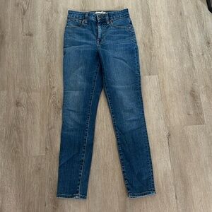 Madewell Curvy High Rise Skinny Crop Jeans